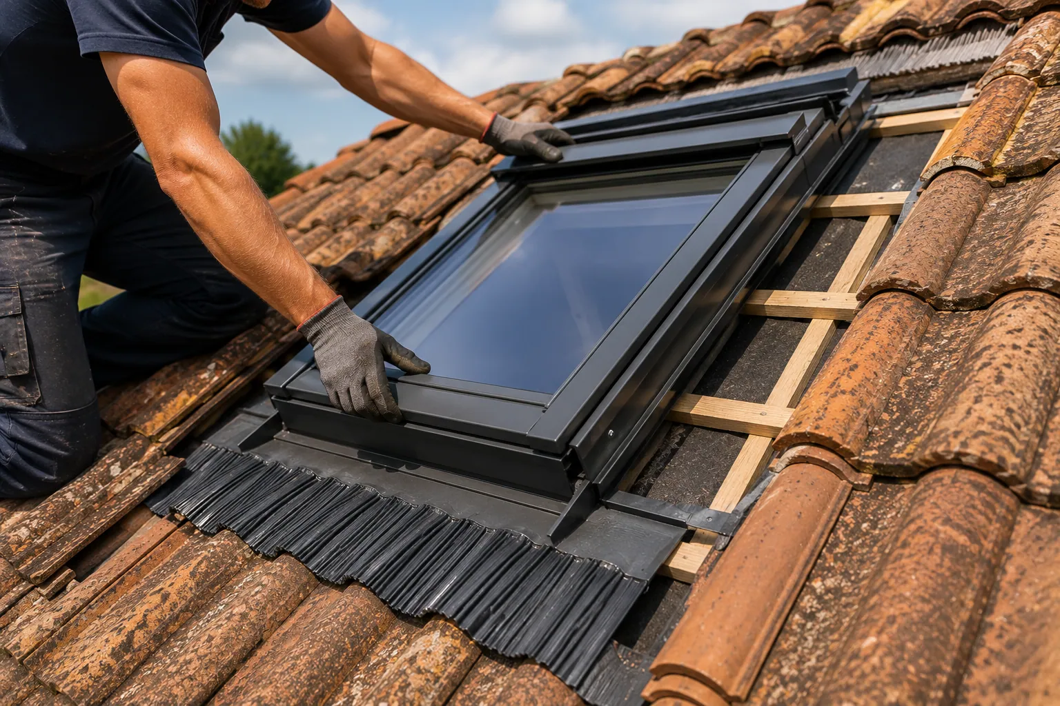 Pose de Velux